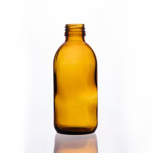 Бутылка стеклянная для жидкостей, горло РР28 + крышка