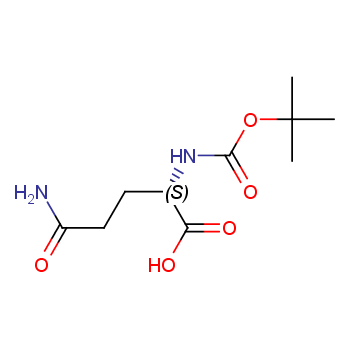 (2S)-2-{[(трет-бутокси)карбонил]амино}-4-карбамолбутановая кислота